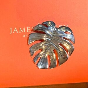 James Avery Rare Retired Sterling Silver Monstera Leaf Pendant